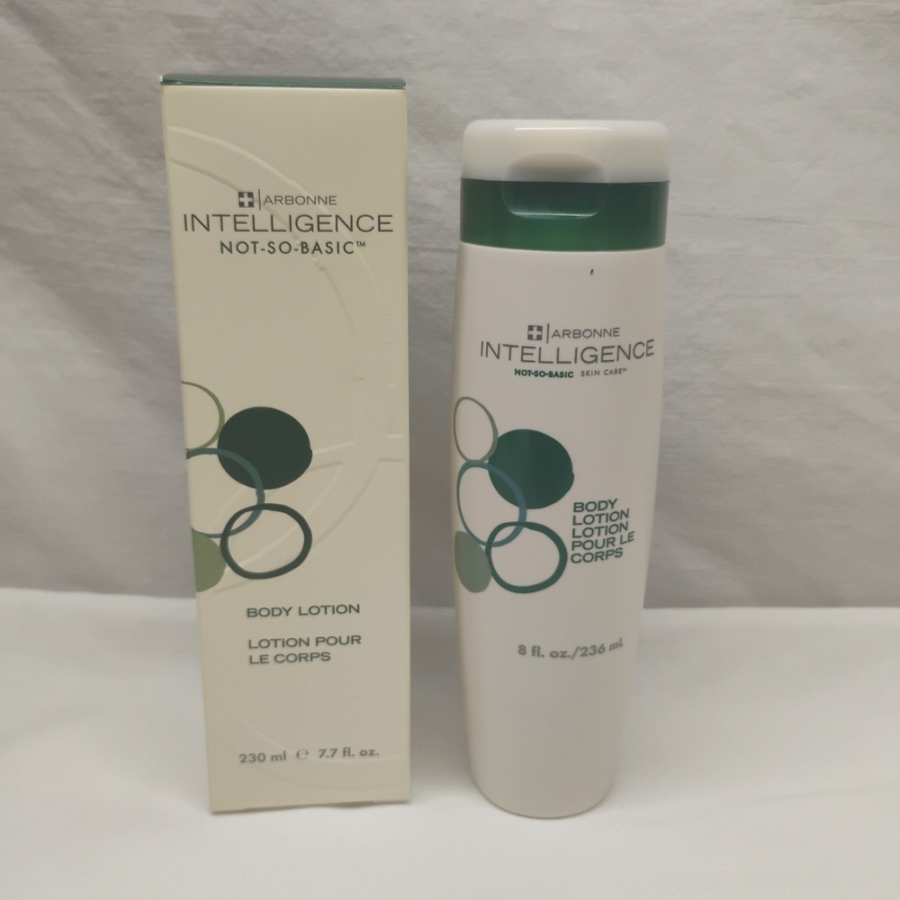 Arbonne Intelligence Not So Basic Body Lotion NEW Sealed 7.7oz